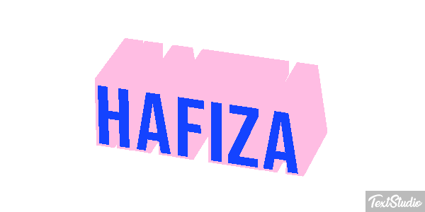 Hafiza Text effect