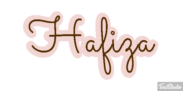 Hafiza Text effect