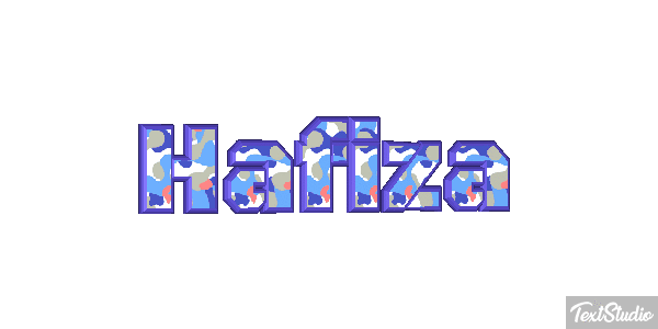 Hafiza Text effect