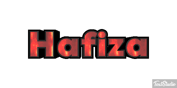 Hafiza Text effect