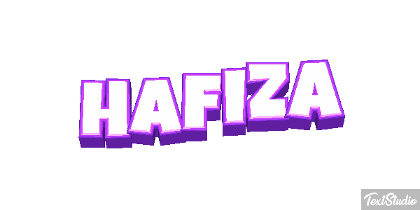 Hafiza Text effect