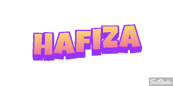 Hafiza Text effect