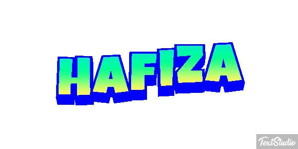 Hafiza Text effect