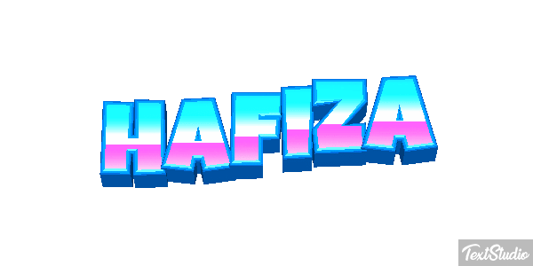 Hafiza Text effect