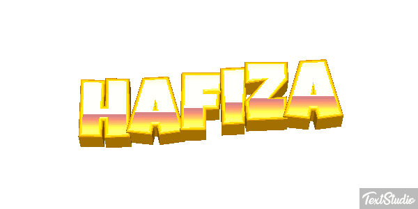 Hafiza Text effect