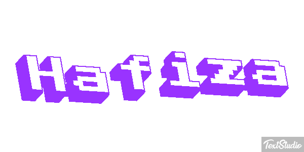 Hafiza Text effect