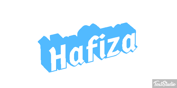 Hafiza Text effect