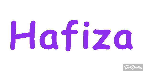 Hafiza Text effect