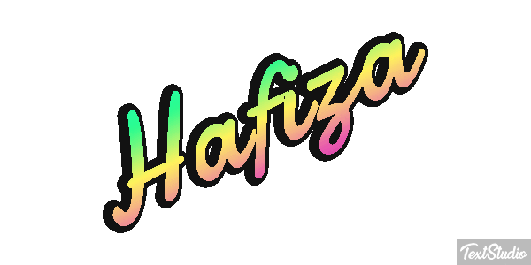 Hafiza Text effect