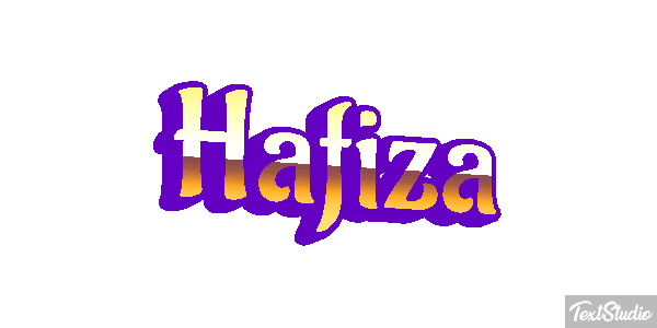Hafiza Text effect