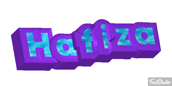 Hafiza Text effect