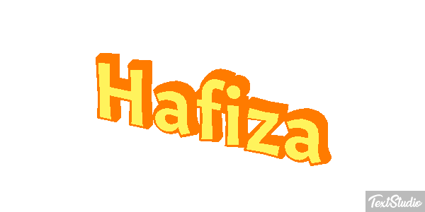 Hafiza Text effect