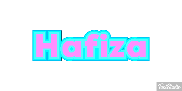 Hafiza Text effect