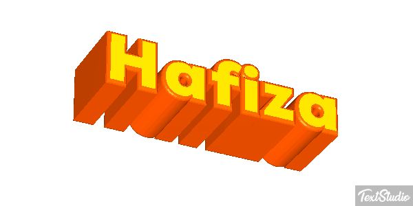 Hafiza Text effect