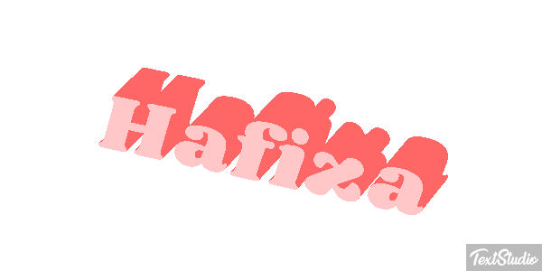 Hafiza Text effect