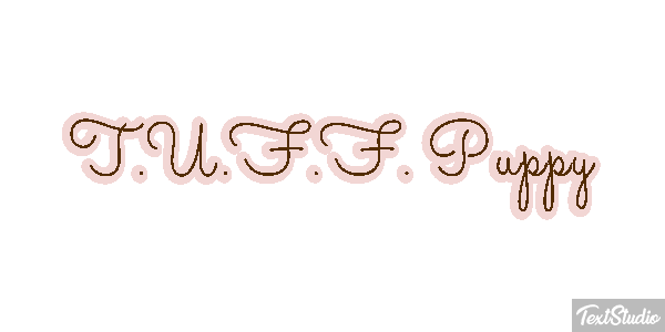 T.U.F.F. Puppy Efecto de texto