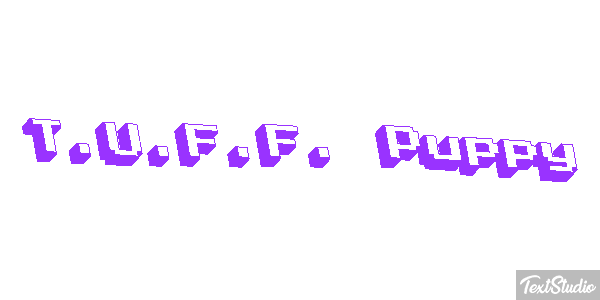 T.U.F.F. Puppy Efecto de texto