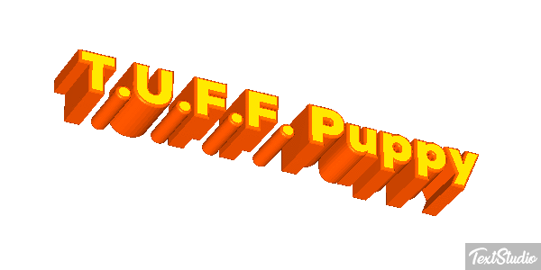 T.U.F.F. Puppy Efecto de texto