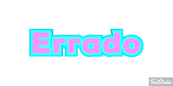 Errado Effetto testo