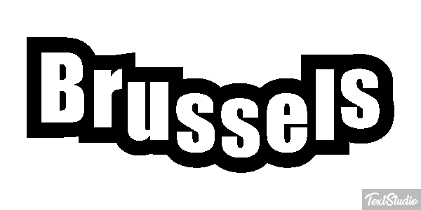 Brussels Text effect
