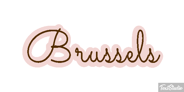 Brussels Text effect