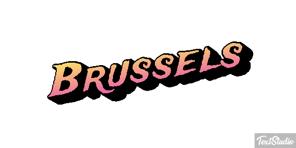 Brussels Text effect