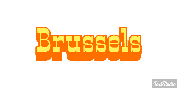 Brussels Text effect