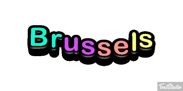 Brussels Text effect