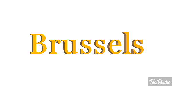Brussels Text effect
