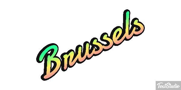 Brussels Text effect