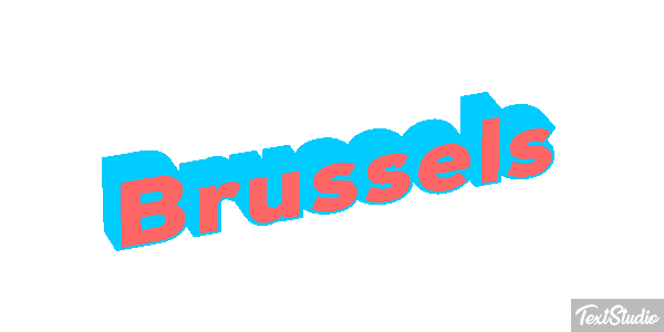 Brussels Text effect