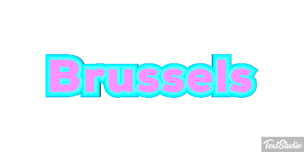 Brussels Text effect