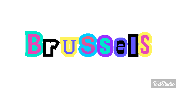 Brussels Text effect