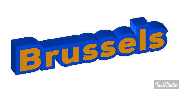 Brussels Text effect
