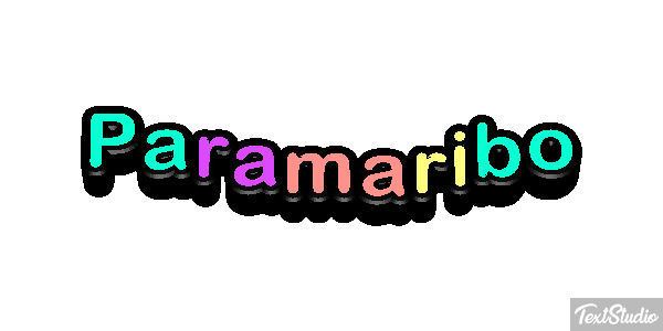 Paramaribo Efeito do texto