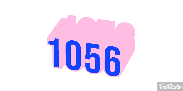 1056 Text effect