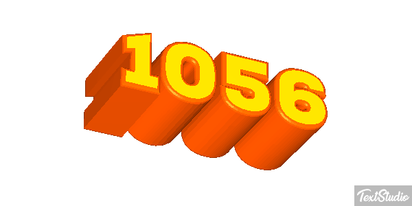 1056 Text effect