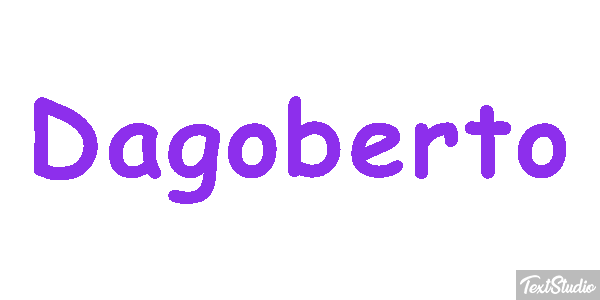 Dagoberto Effetto testo