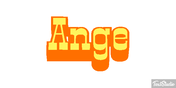 Ange Effetto testo
