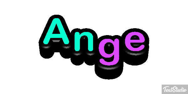 Ange Effetto testo