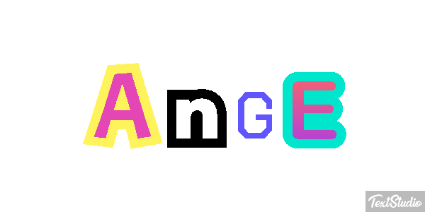 Ange Effetto testo