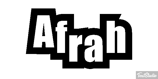 Afrah Text effect