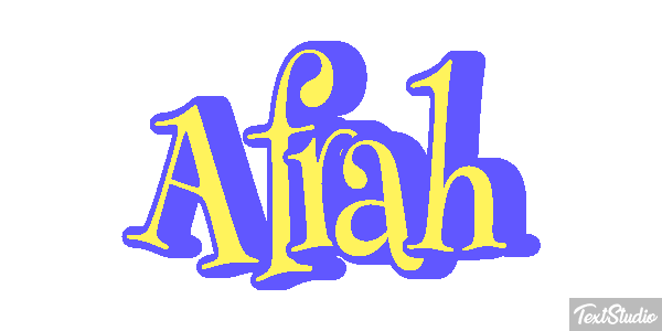 Afrah Text effect