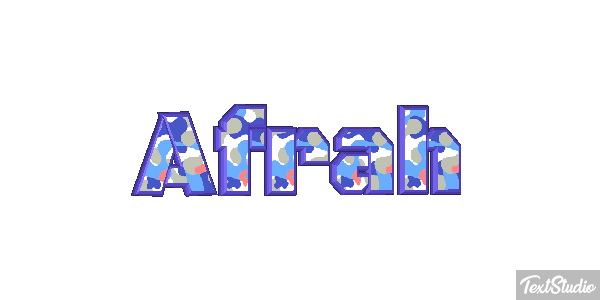 Afrah Text effect
