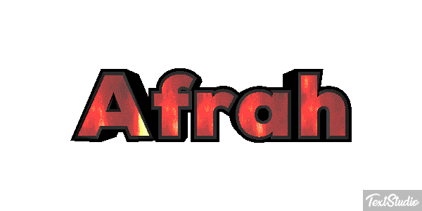 Afrah Text effect