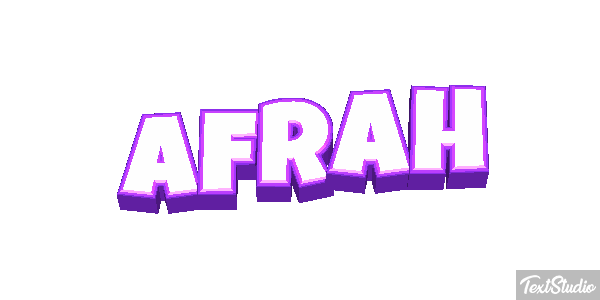 Afrah Text effect