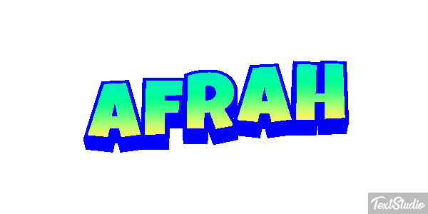 Afrah Text effect