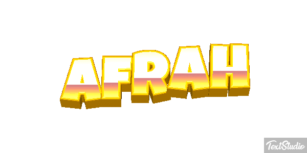 Afrah Text effect