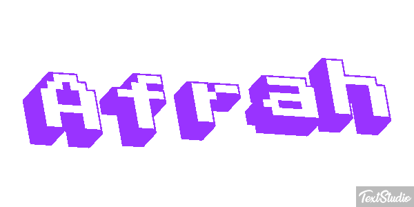 Afrah Text effect