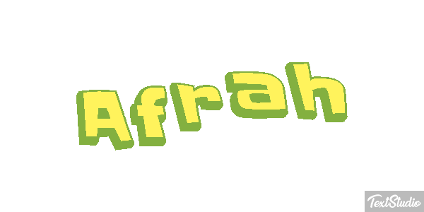 Afrah Text effect